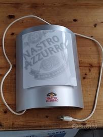 Lampada da tavolo/muro Logo birra NASTRO AZZURRO 