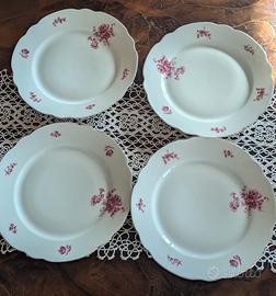 Antichi piatti da tavola in porcellana Laveno