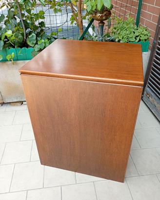 MOBILE CONTENITORE VINTAGE IN LEGNO 55X50X70 CM