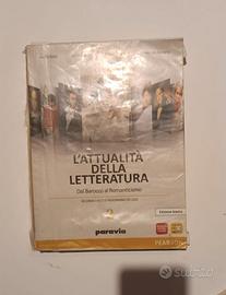Libro "l'attualità della letteratura"
