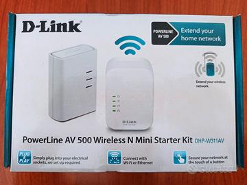 PowerLine AV500 Wireless N Mini Starter Kit D-Link