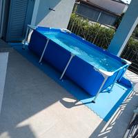 piscina fuori terra intex e pompa filtro