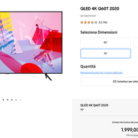 SAMSUNG 75' QLED 4K Q60T