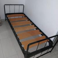 letto singolo e rete matrimoniale 