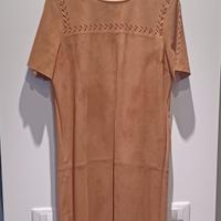 Vestito Tunica Abito Elegante Promod Camoscio