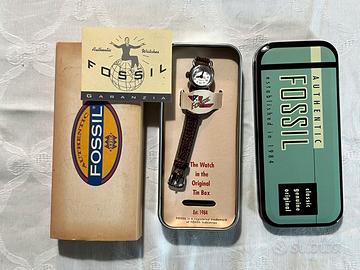 Orologio Fossil vintage 1995 donna scatola inclusa