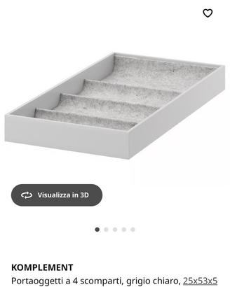 KOMPLEMENT Portaoggetti Ikea nuovi