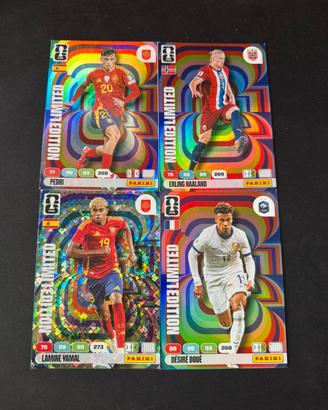 Set 4 Carte XXL Limited Edition Panini