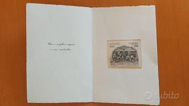 ITALIA 1 FRANCOBOLLO NATALE 1980 nuovo filatelia