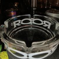 Posacenere Roor Scritta Bianca Made in Germany