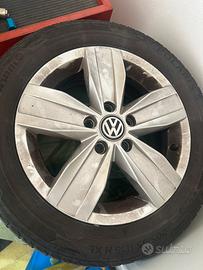 4 cerchi in lega volkswagen 5 fori