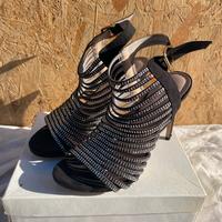 Sandali brillantini swarovski con tacco