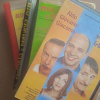 VHS sfusi:  Film vari di A. G. G. - Aldo, Giovanni