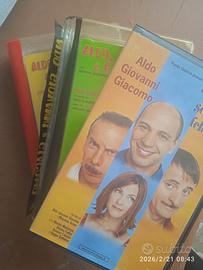 VHS sfusi:  Film vari di A. G. G. - Aldo, Giovanni
