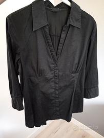 camicia nera donna