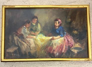 Olio su tela