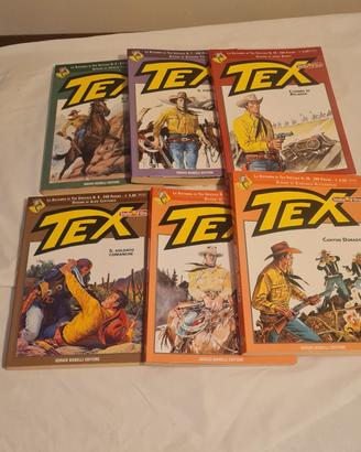 set di 6 fumetti la ristampa di tex speciale 
