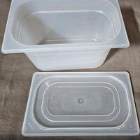 Contenitori in plastica per alimenti da 1/4 + Cop.