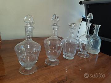 Bottiglie da liquore in vetro