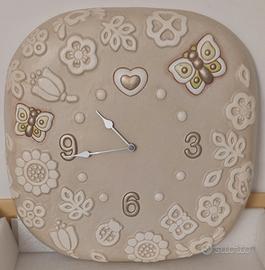 Orologio THUN da muro in ceramica, nuovo mai usato
