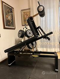 Technogym panca mult porta bilanciere porta dischi