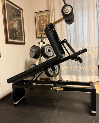 Technogym panca mult porta bilanciere porta dischi