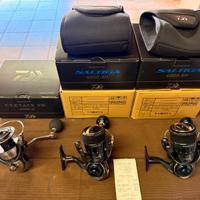 Daiwa saltiga spinning pesca mulinelli