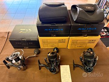 Daiwa saltiga spinning pesca mulinelli