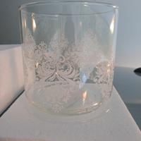 portacandele in vetro