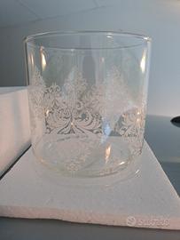 portacandele in vetro