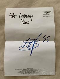 Autografo Mario Balotelli (Inter) Originale