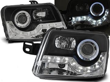 FARI ANTERIORI FIAT PANDA LED DAYLINE NERI