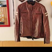 giacca in pelle spike