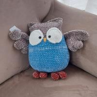 amigurumi peluche morbido gufo