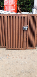 Cancello pedonale in ferro usato cm. 110x125