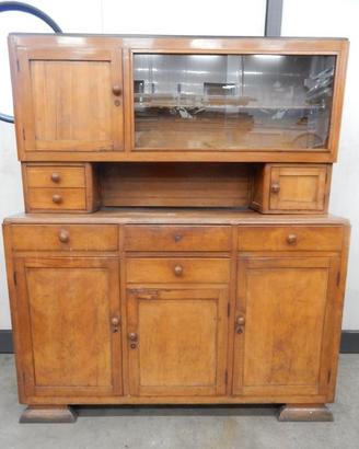 Credenza con alzata anni '60