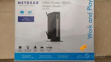 Modem router Netgear N300 DGN2200