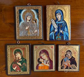 Icone Rumene su legno