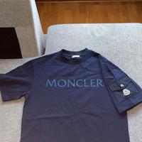 Moncler T-shirt Uomo blu nero Taglia S
