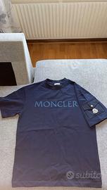 Moncler T-shirt Uomo blu nero Taglia S