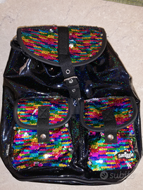 Zainetto Smiggle nero e pailettes colorate