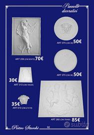 pannelli decorativi in gesso quadro bassorilievo