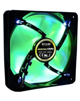 VENTOLA PC GELID WING PWM VERDE 12 cm LED BIANCHI