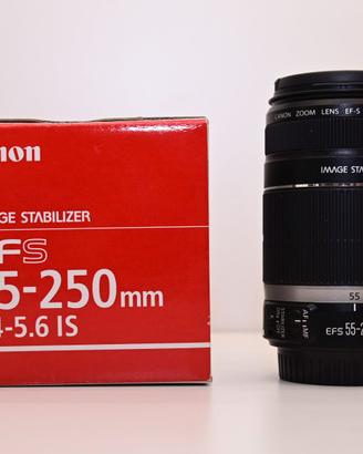 Canon EF-S 55-250mm f/4-5.6 IS Teleobiettivo