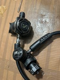 Erogatore scubapro A 700 + mk17 black tech