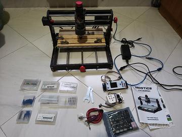 fresatrice CNC 3018 pro Mostics  accessoriata