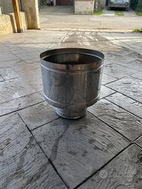 Comignolo antivento a botte canna fumaria