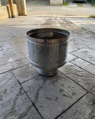 Comignolo antivento a botte canna fumaria