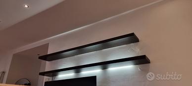 scaffale wenge per soggiorno