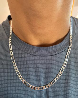 Collana in argento 925 sterling 6MM 50CM